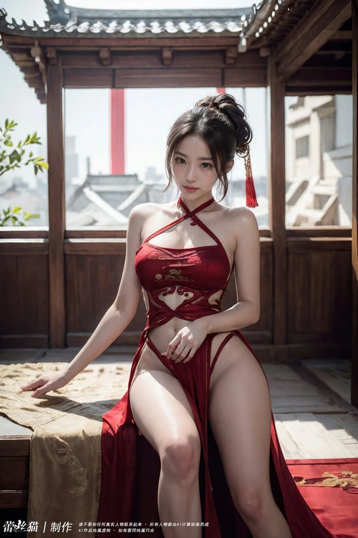 AIG  No.055 红色主题国风美女 - 75