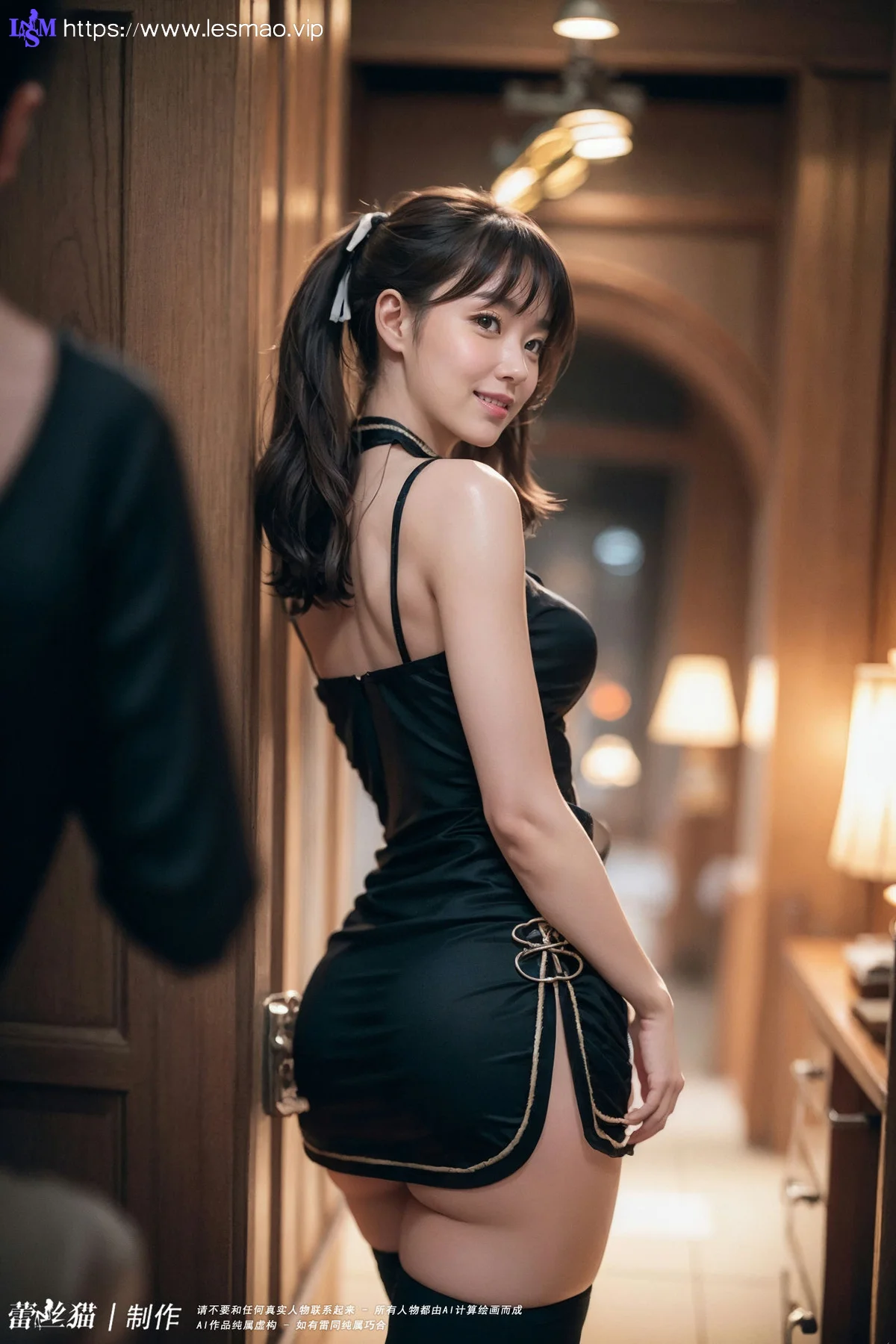 AIG  No.058 双马尾黑旗袍写真 - 61