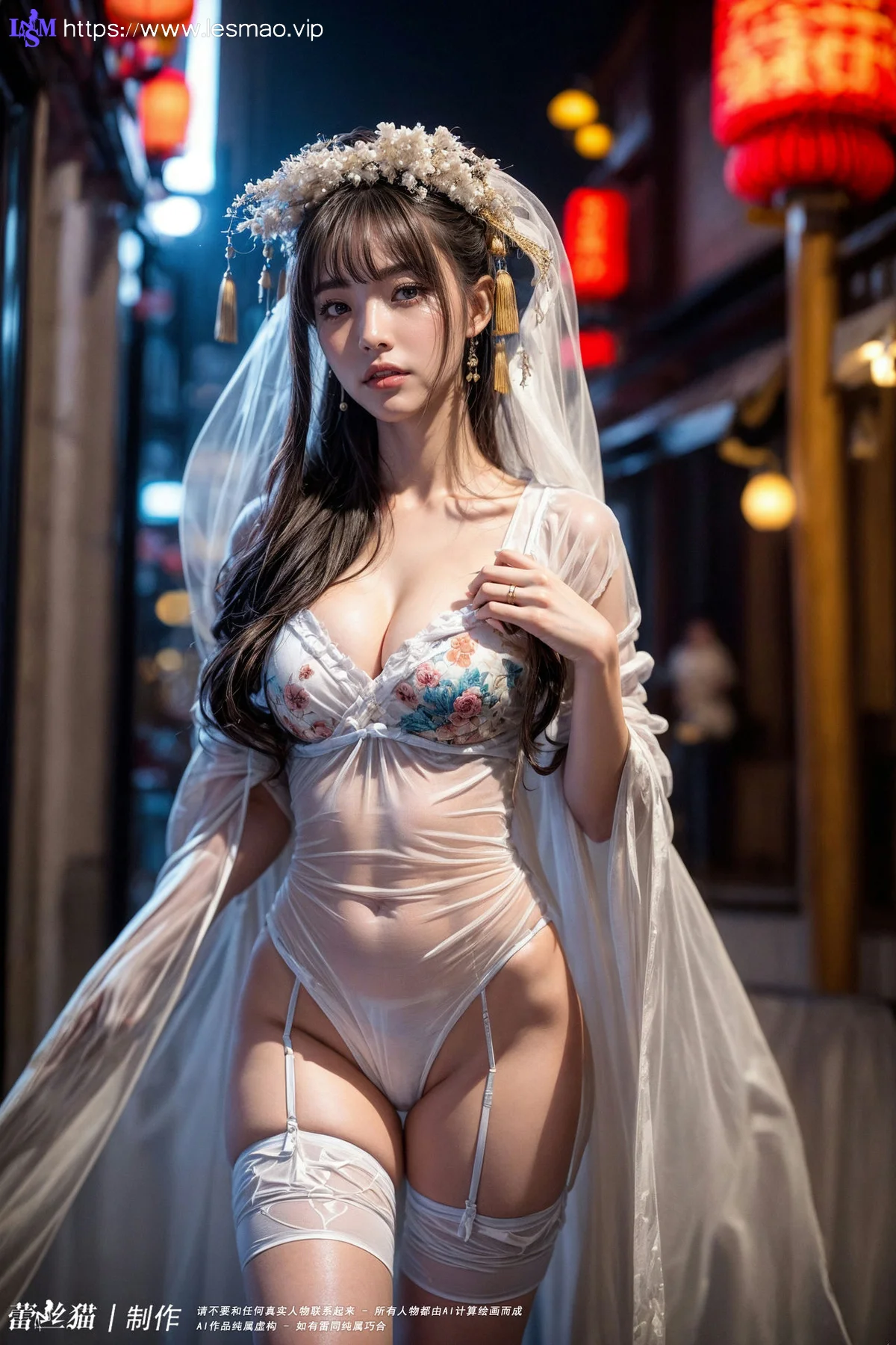 AIG  No.060 古典透视纱裙美女 - 14