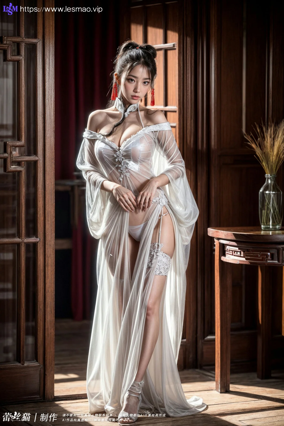 AIG  No.060 古典透视纱裙美女 - 23