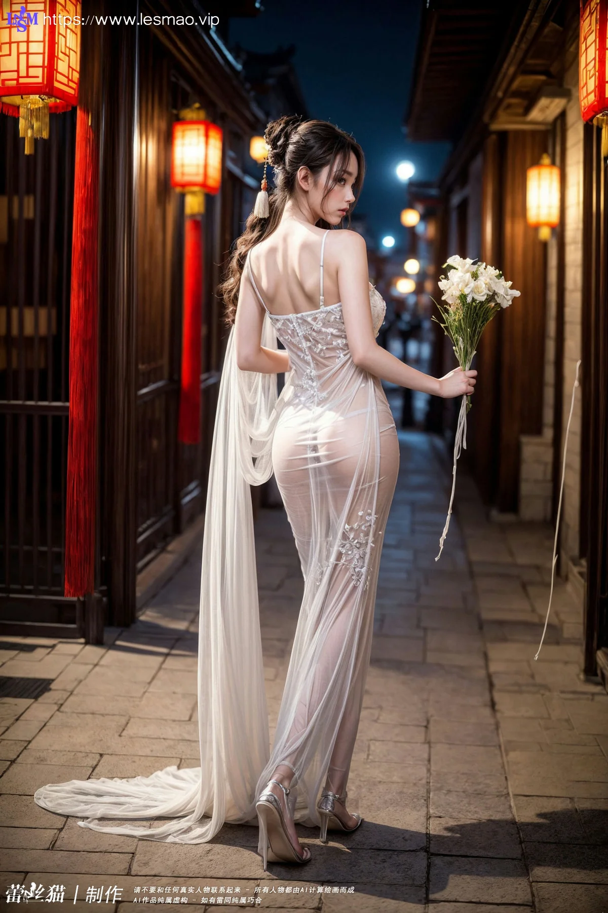 AIG  No.060 古典透视纱裙美女 - 50