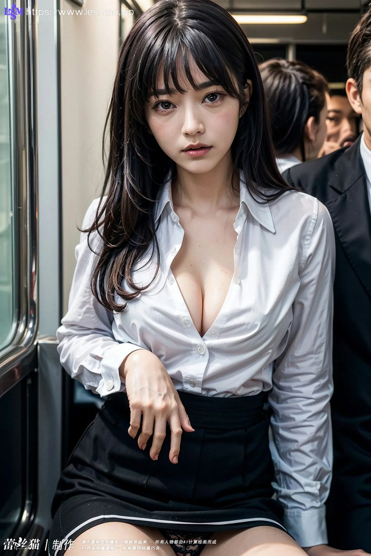 AIG  No.061 贪恋电车少女的大爷 - 13