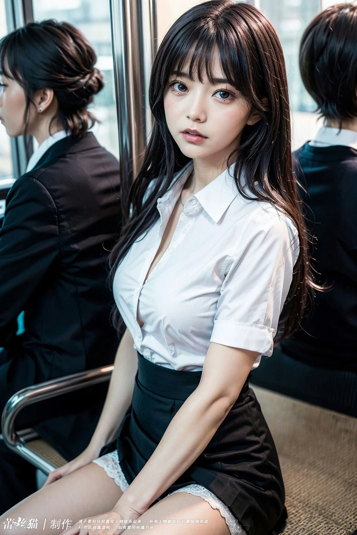 AIG  No.061 贪恋电车少女的大爷 - 22