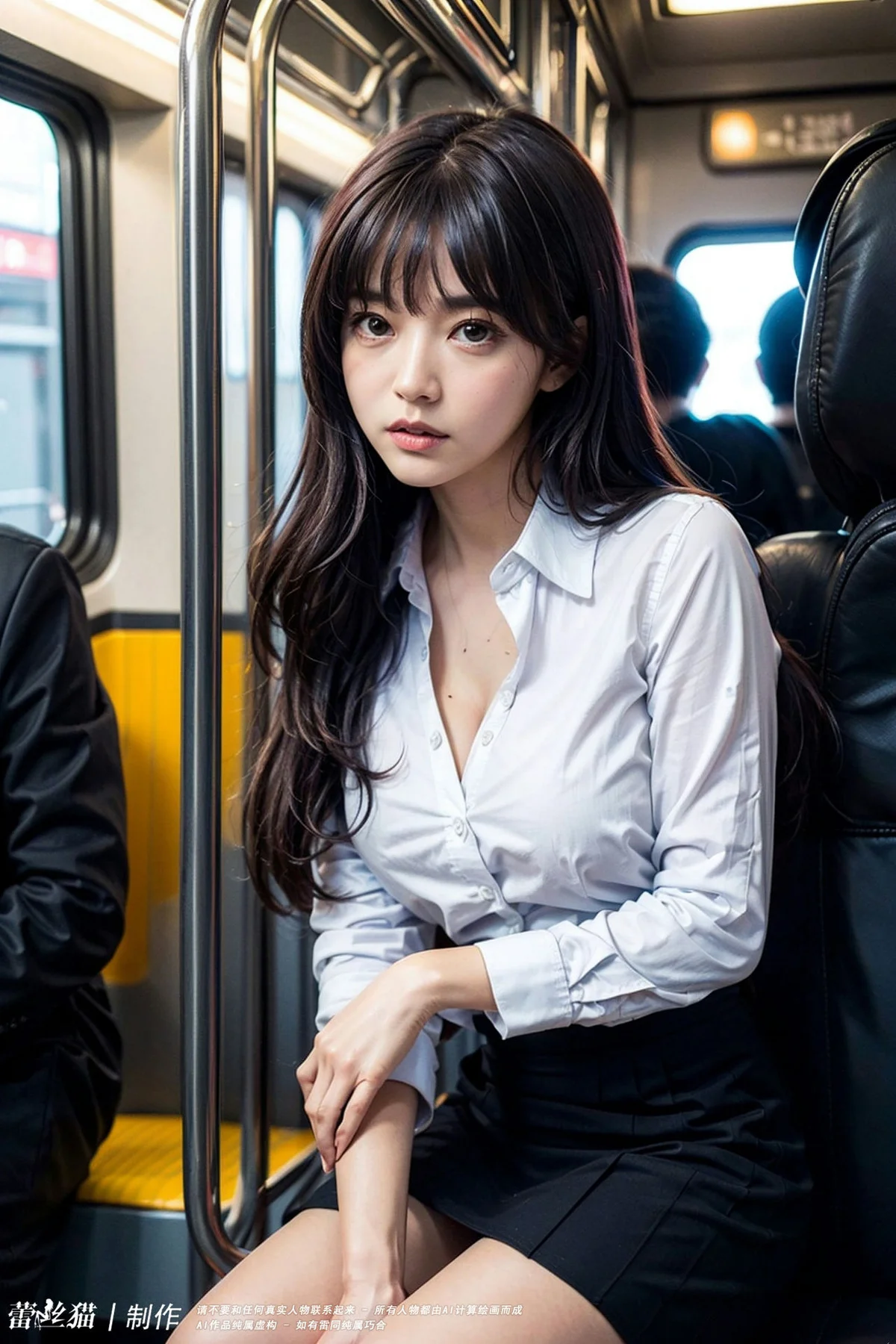 AIG  No.061 贪恋电车少女的大爷 - 23