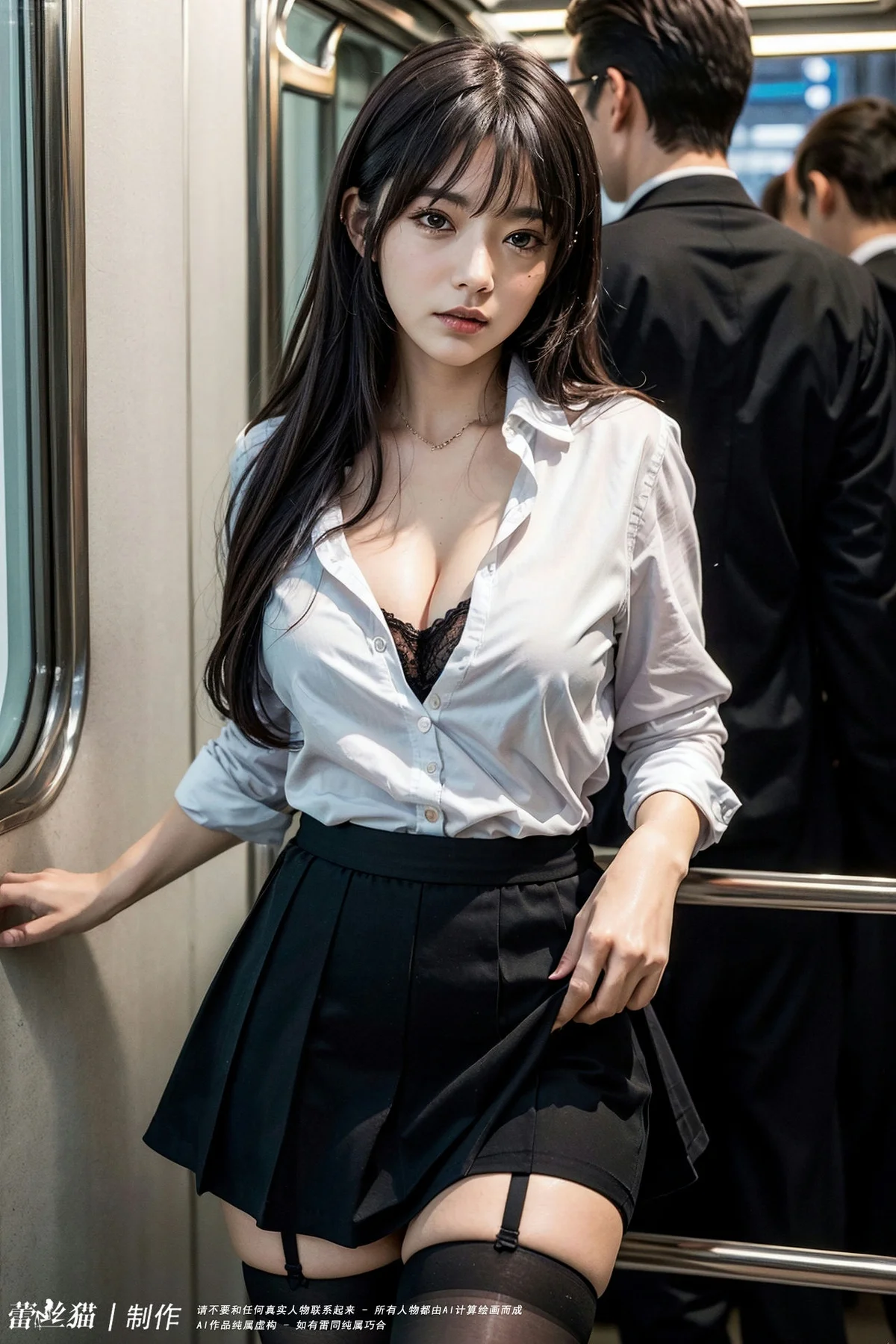 AIG  No.061 贪恋电车少女的大爷 - 34