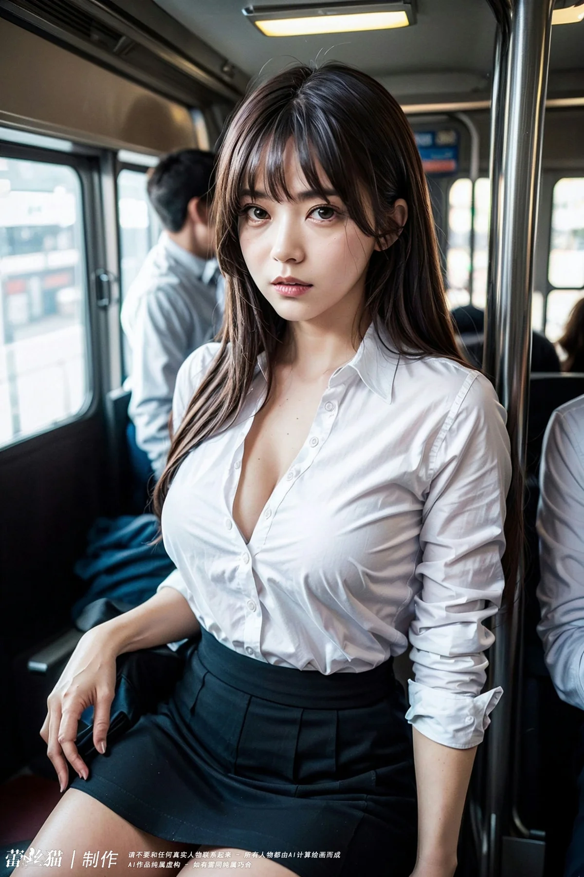AIG  No.061 贪恋电车少女的大爷 - 46