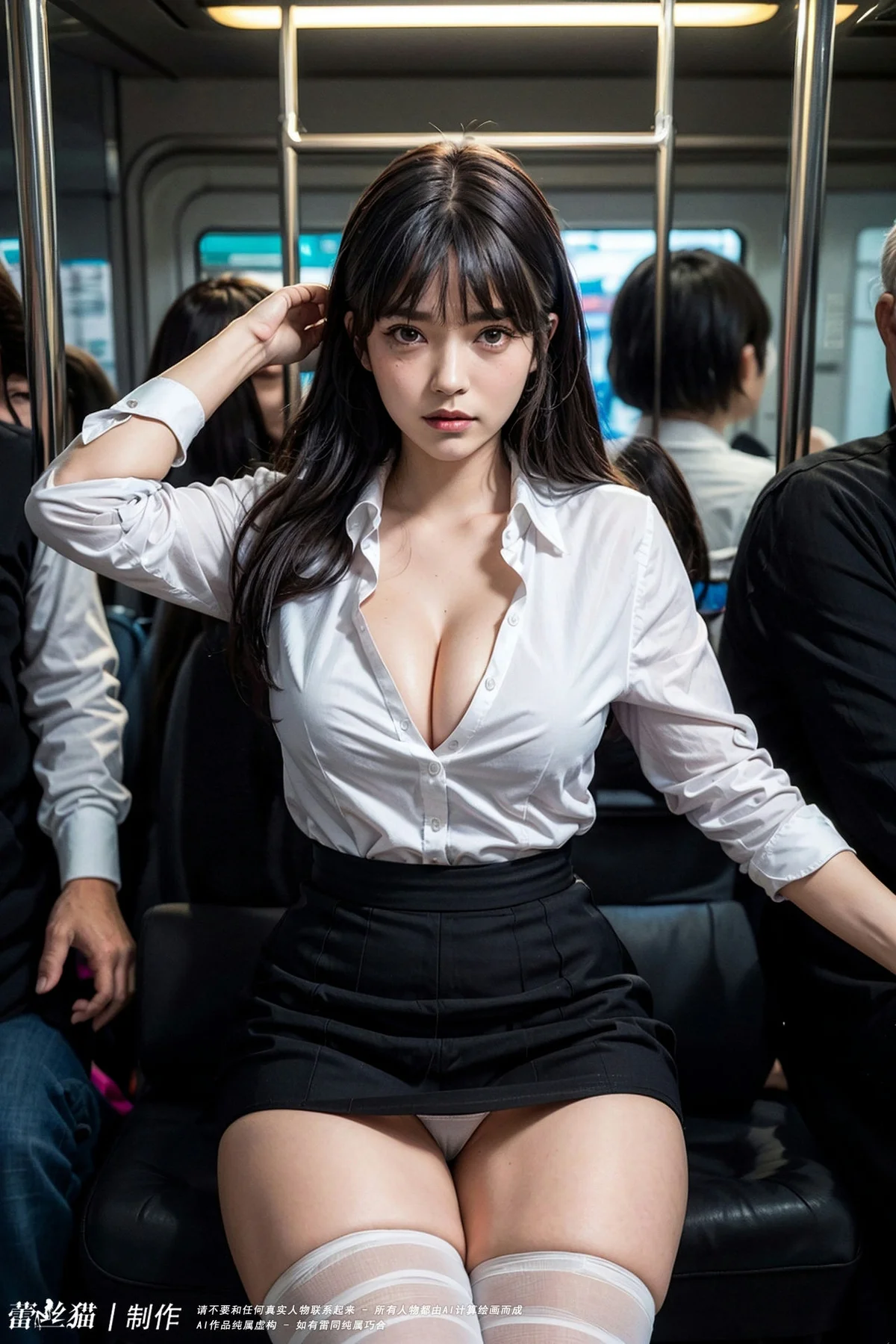 AIG  No.061 贪恋电车少女的大爷 - 47