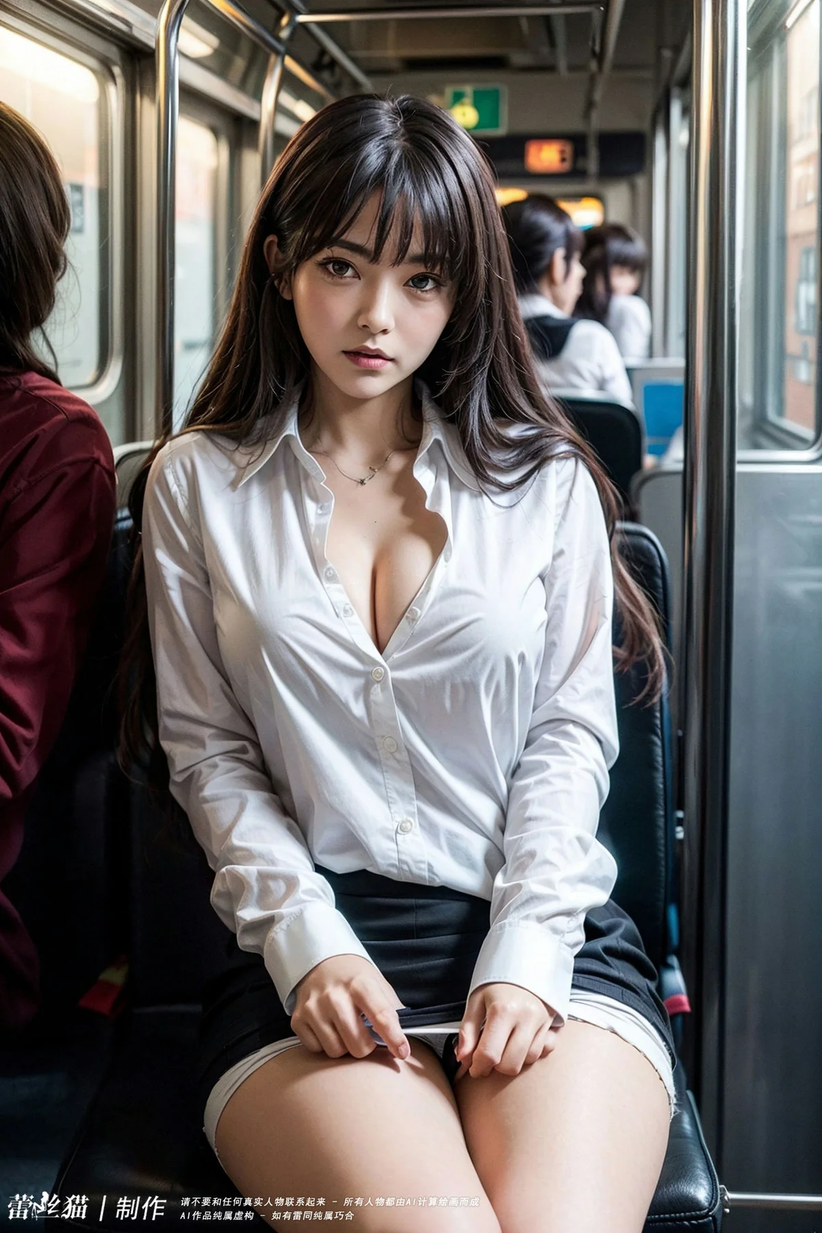AIG  No.061 贪恋电车少女的大爷 - 53