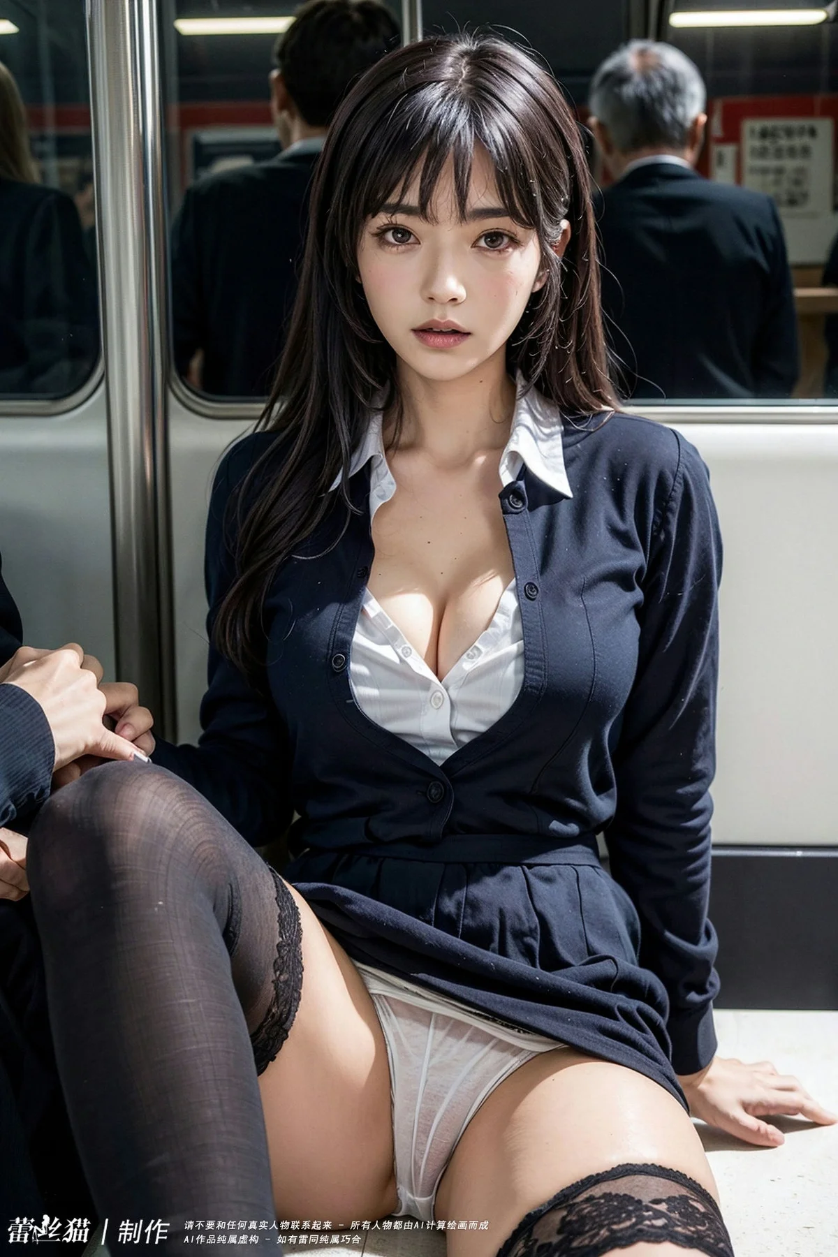 AIG  No.061 贪恋电车少女的大爷 - 61