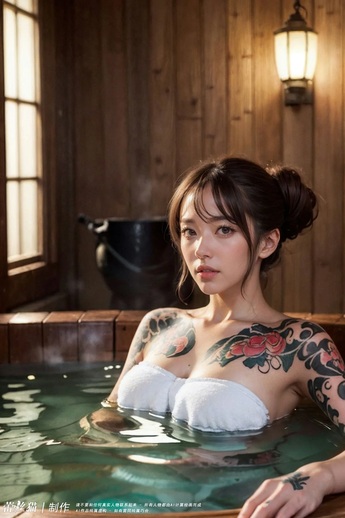 AIG  No.063 爱泡温泉的纹身辣妹 - 53