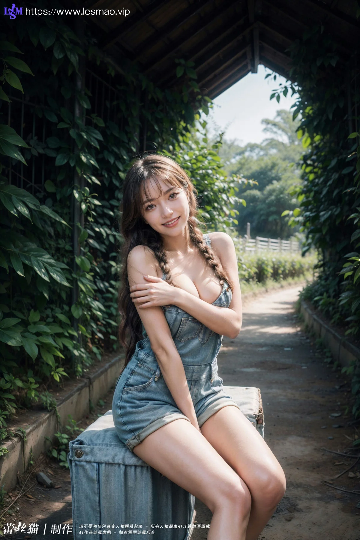 AIG  No.072 田园爆乳背带美女 - 77
