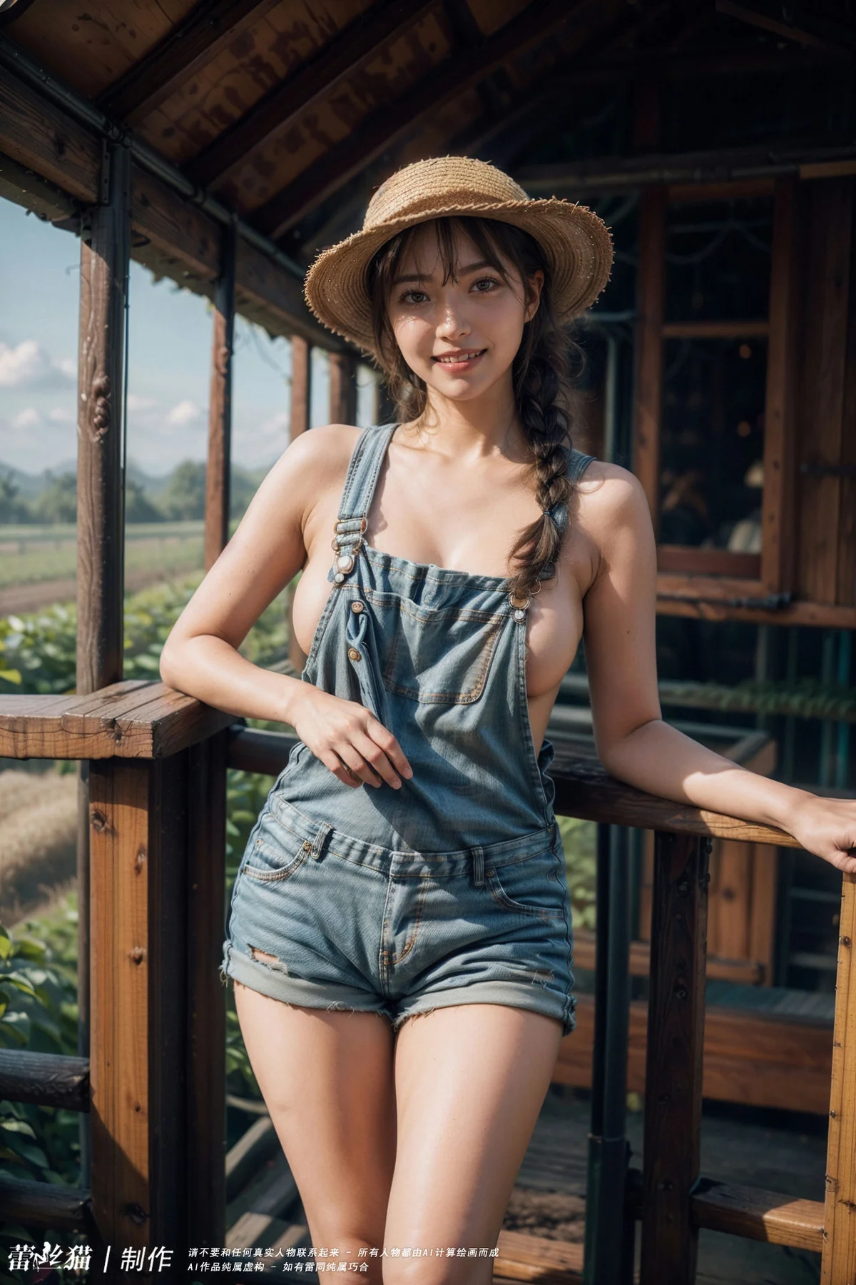 AIG  No.072 田园爆乳背带美女 - 105