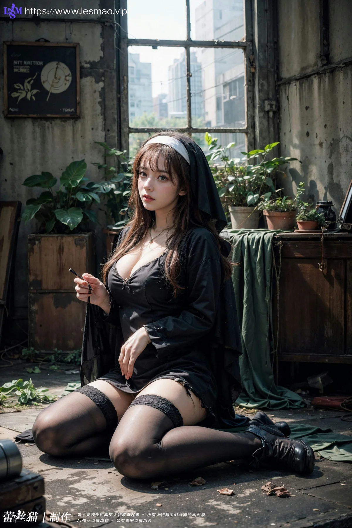 AIG  No.082 荒野修女黑丝 - 22