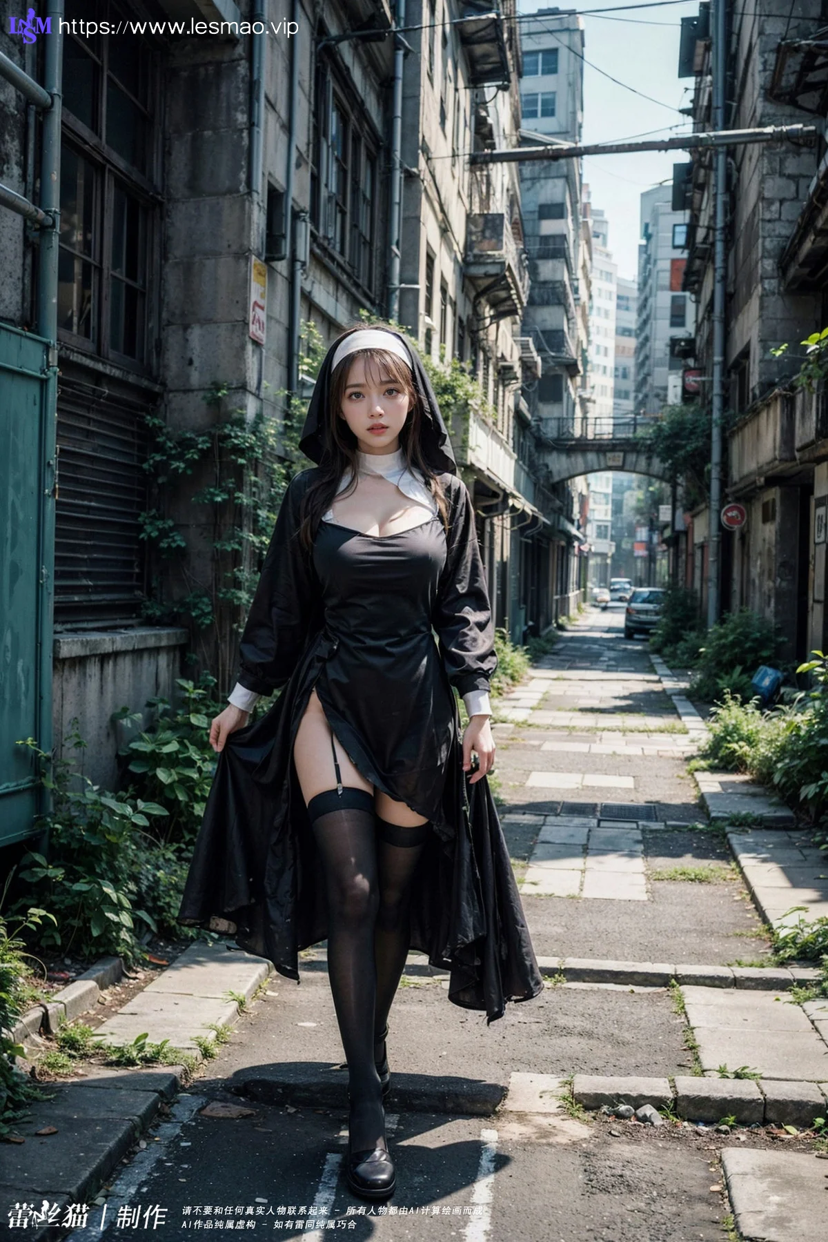 AIG  No.082 荒野修女黑丝 - 23