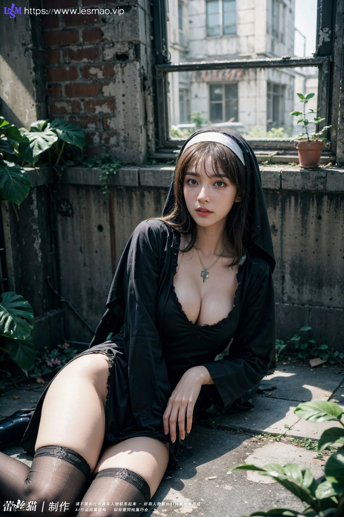 AIG  No.082 荒野修女黑丝 - 35