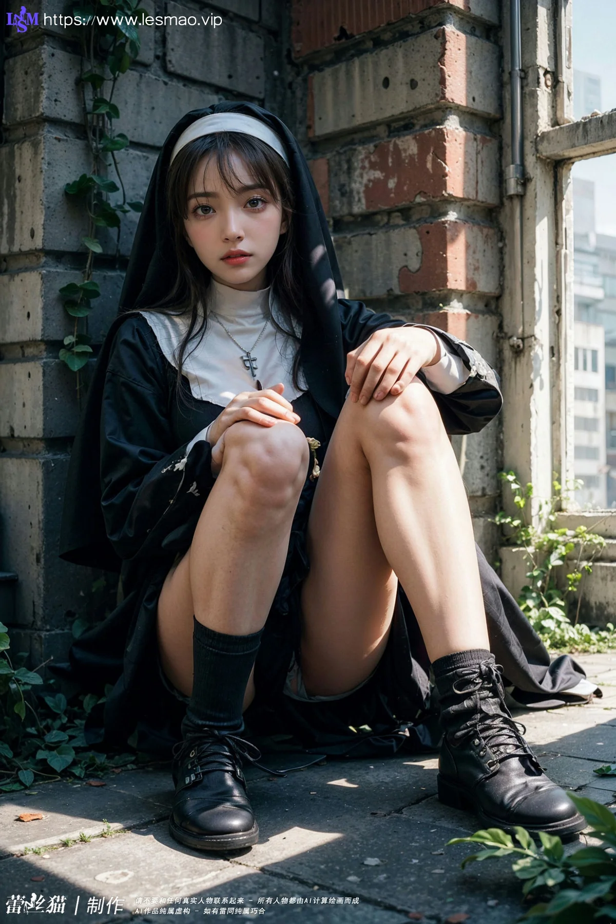 AIG  No.082 荒野修女黑丝 - 45