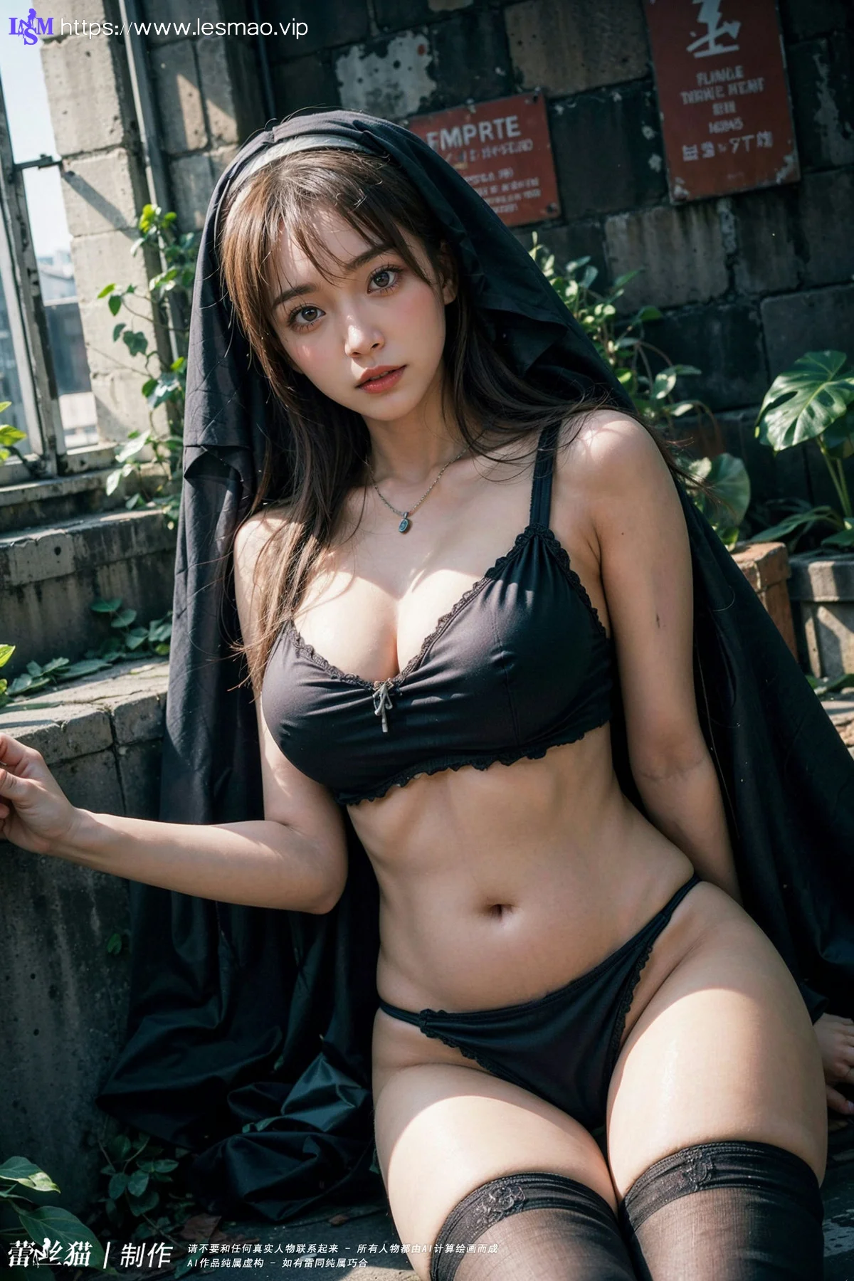AIG  No.082 荒野修女黑丝 - 49