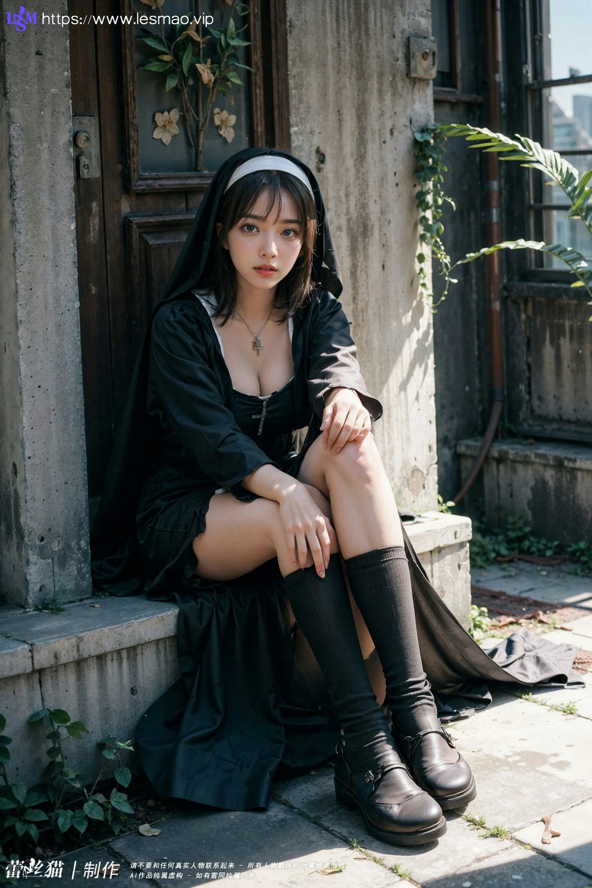 AIG  No.082 荒野修女黑丝 - 71