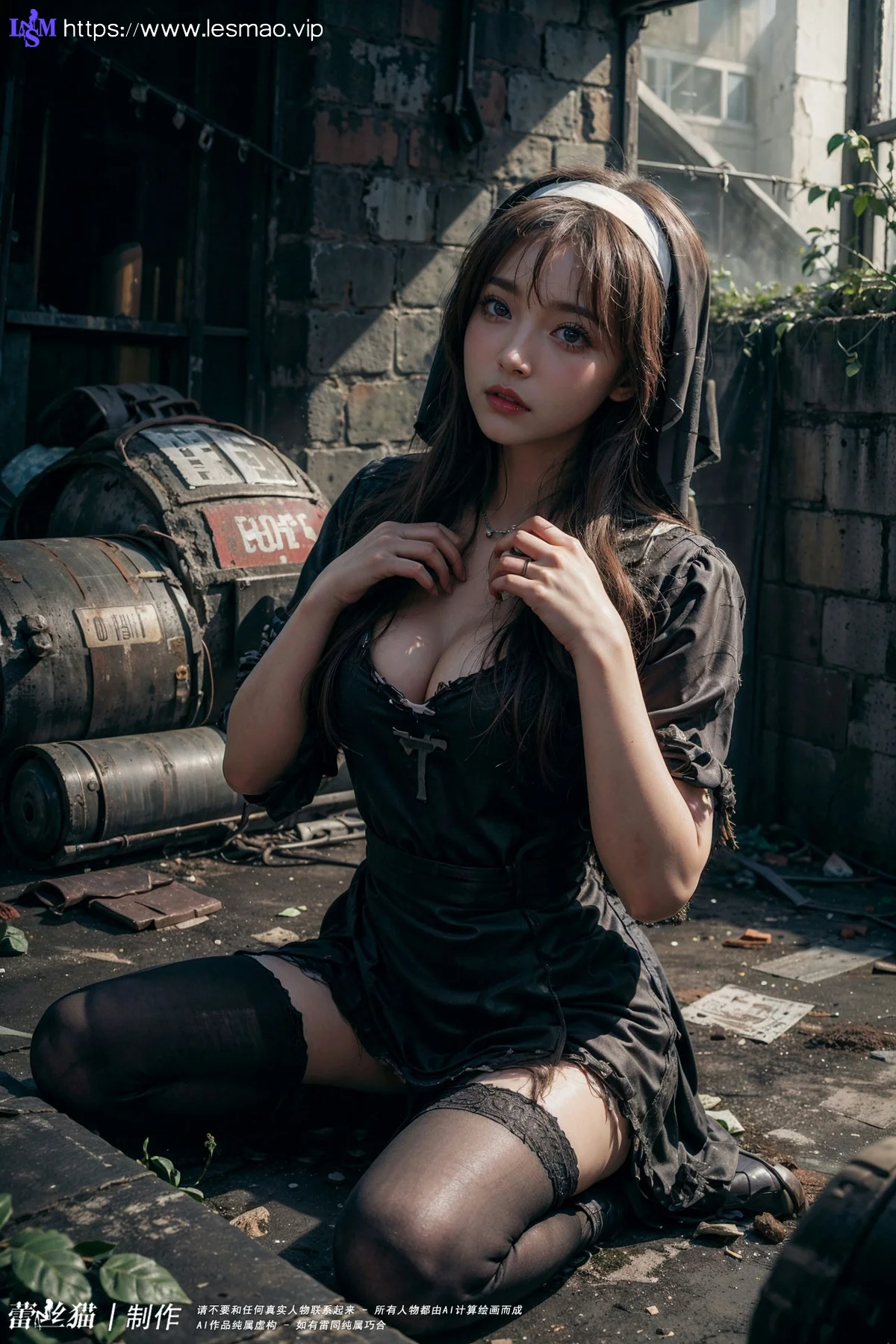 AIG  No.082 荒野修女黑丝 - 78