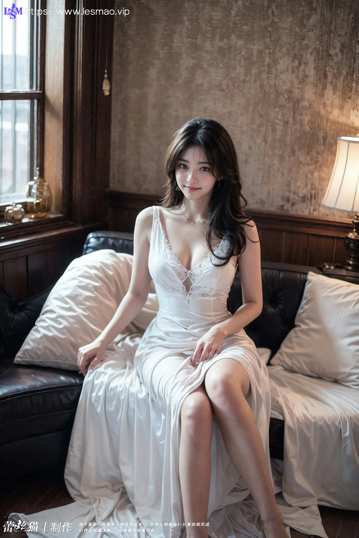 AIG  No.083 嫩白美女白色内衣 - 75