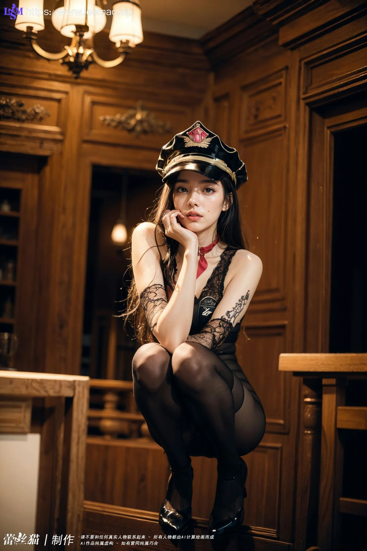 AIG  No.086 黑丝女警性感制服 - 15