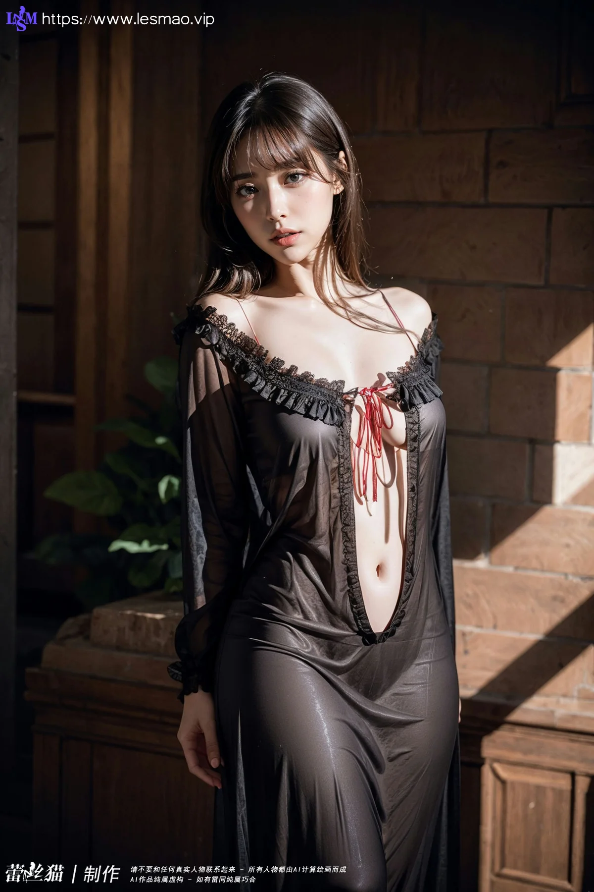 AIG  No.087 黑丝纱裙气质美女 - 33