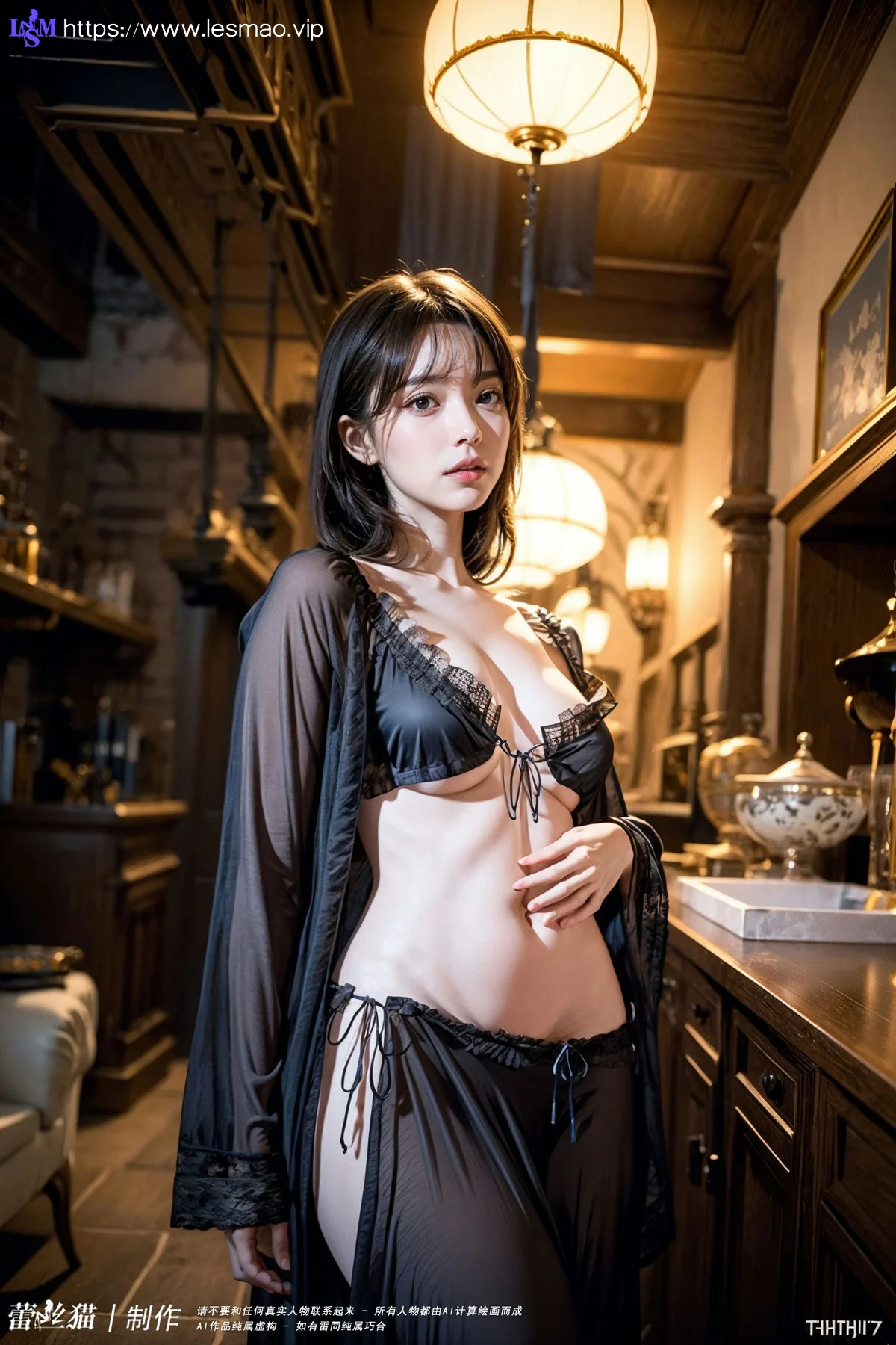AIG  No.087 黑丝纱裙气质美女 - 47