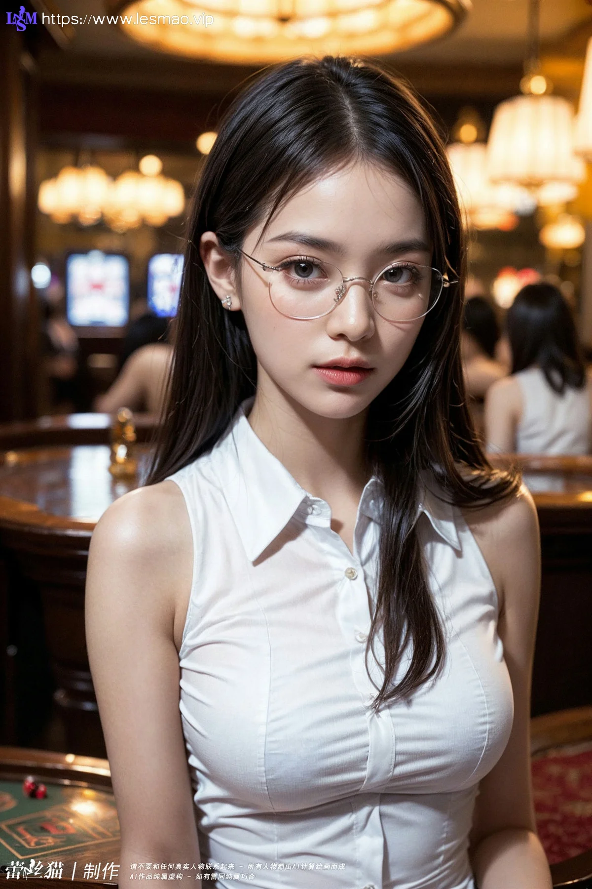 AIG  No.091 黑丝荷官妩媚爆乳 - 31