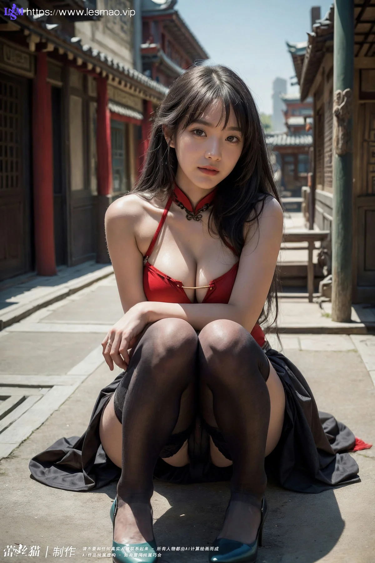 AIG  No.096 黑丝连体衣爆乳肥臀 - 31