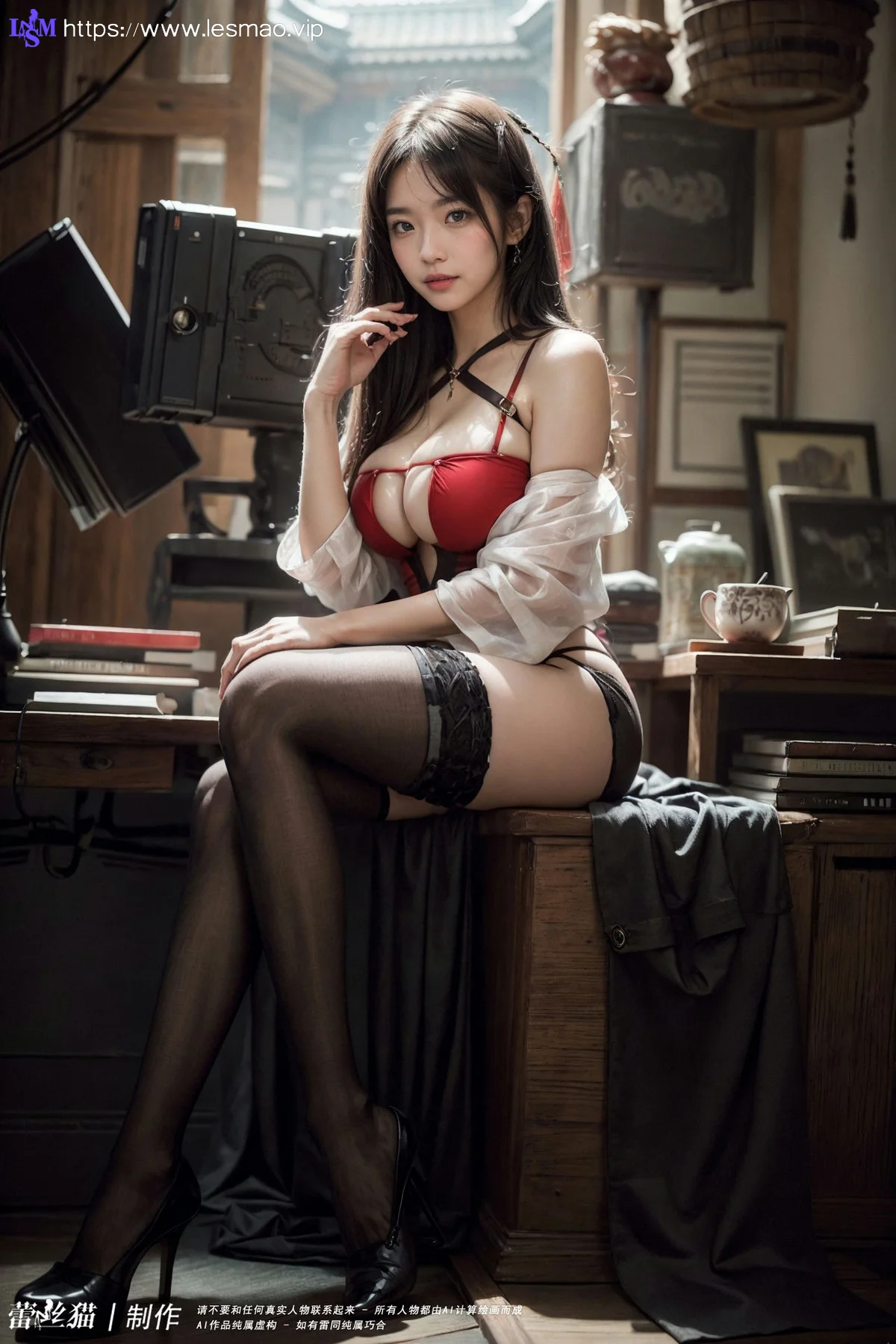 AIG  No.096 黑丝连体衣爆乳肥臀 - 57