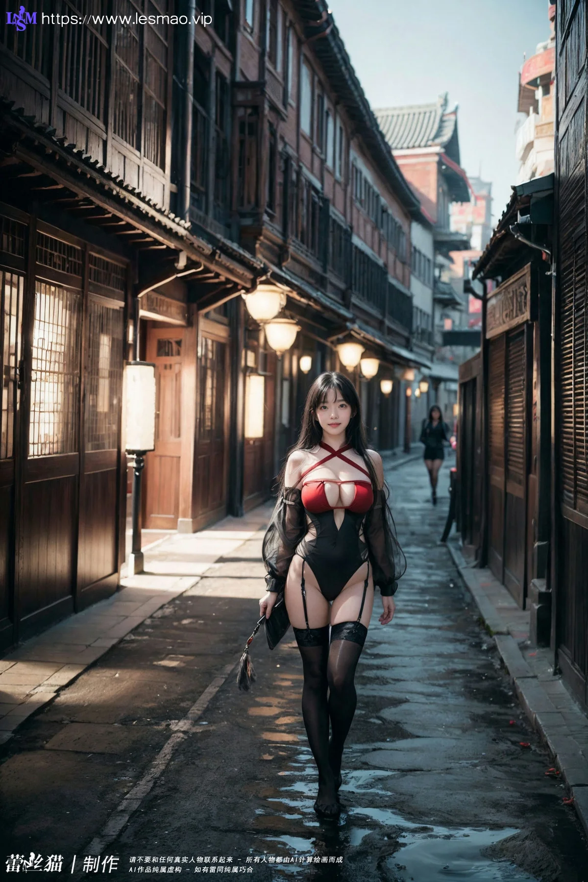 AIG  No.096 黑丝连体衣爆乳肥臀 - 70