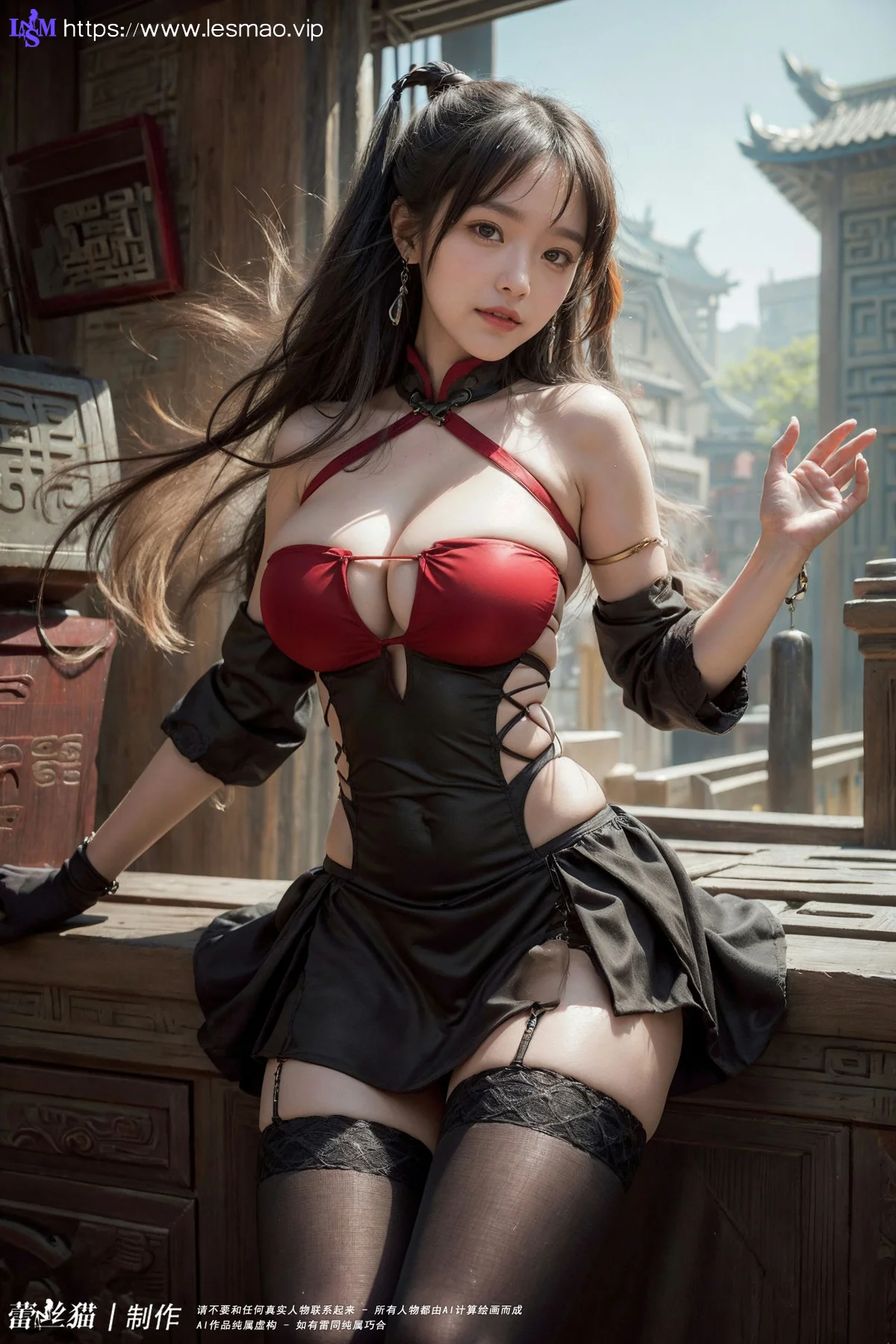 AIG  No.096 黑丝连体衣爆乳肥臀 - 121