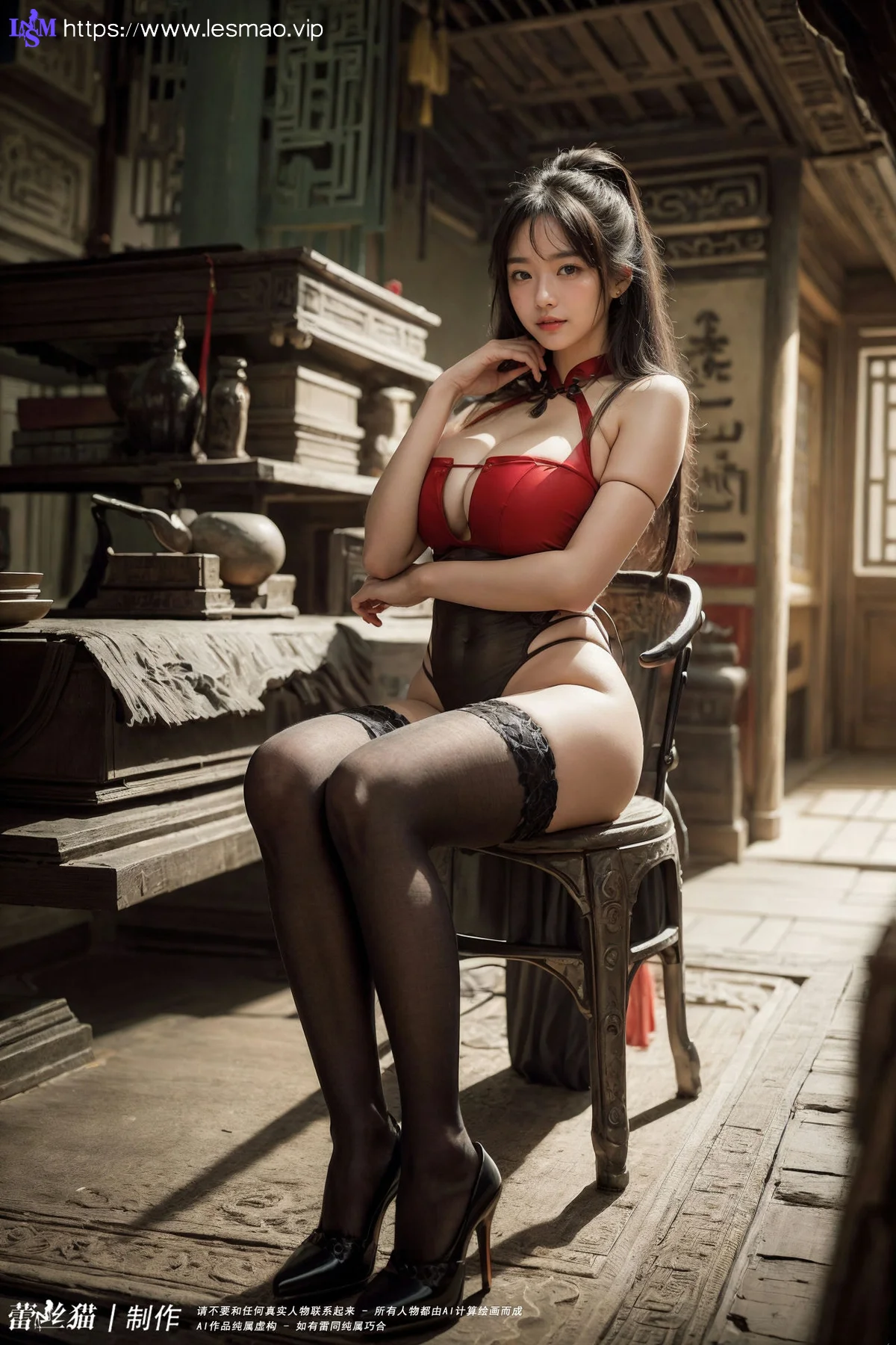 AIG  No.096 黑丝连体衣爆乳肥臀 - 127