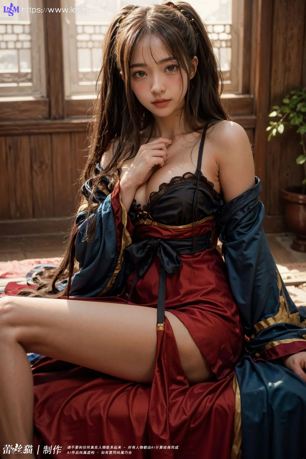 AIG  No.098 爆乳酥胸丝绸宫廷 - 11