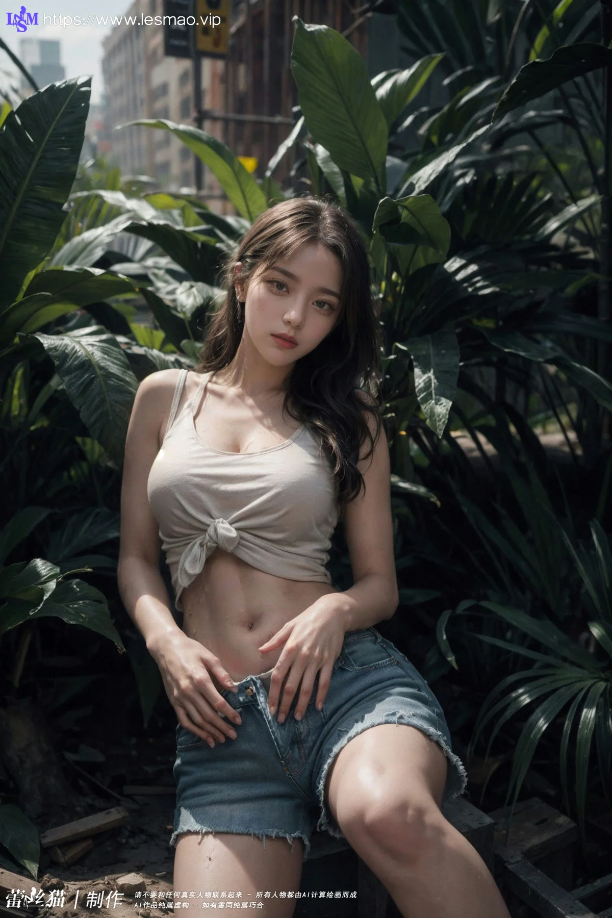AIG  No.100 工地的长腿美女 - 8