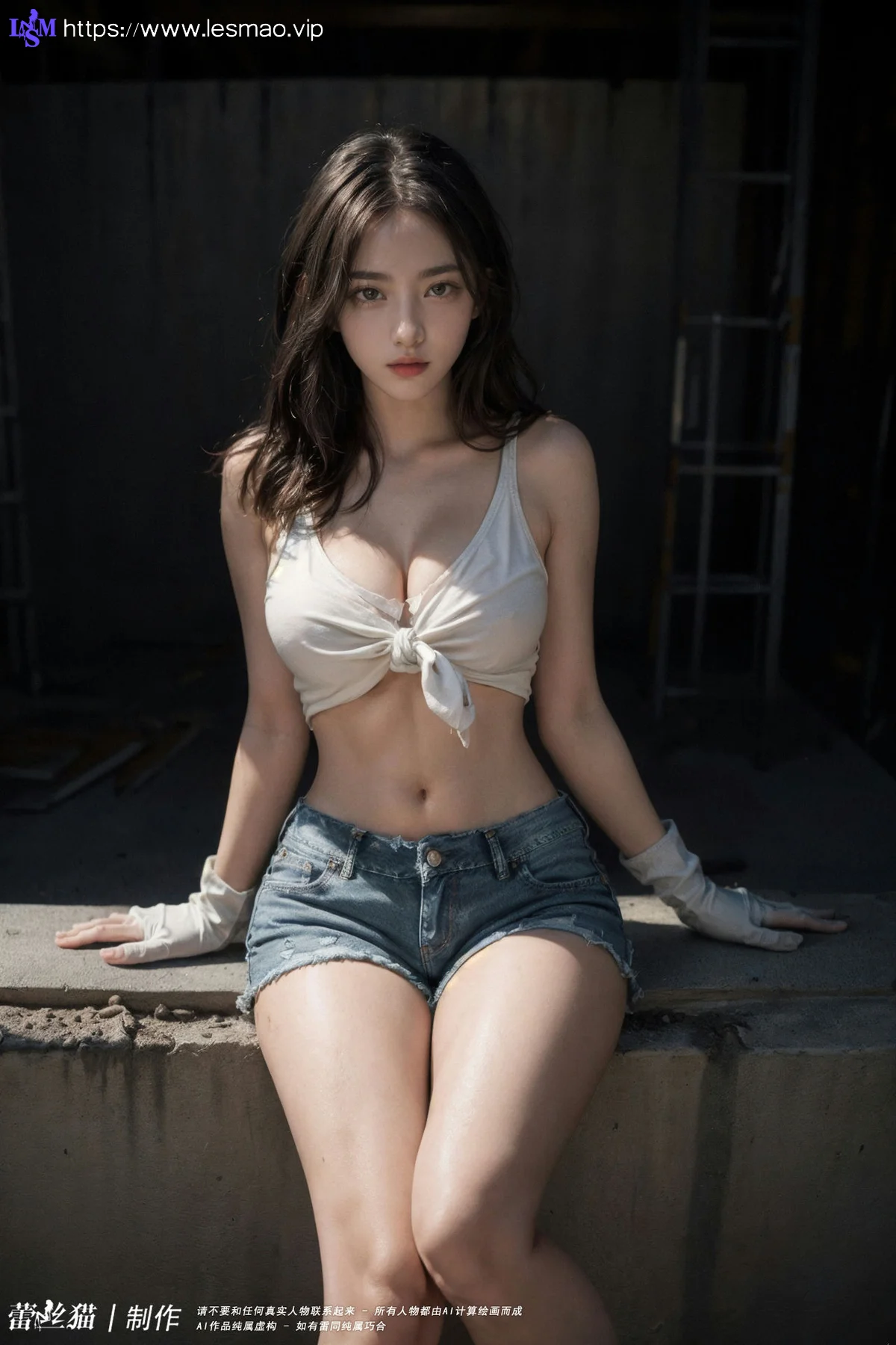 AIG  No.100 工地的长腿美女 - 24