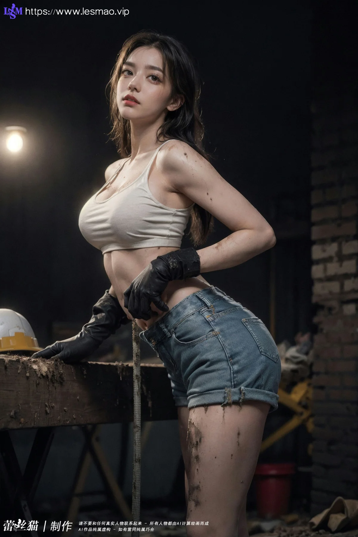 AIG  No.100 工地的长腿美女 - 51