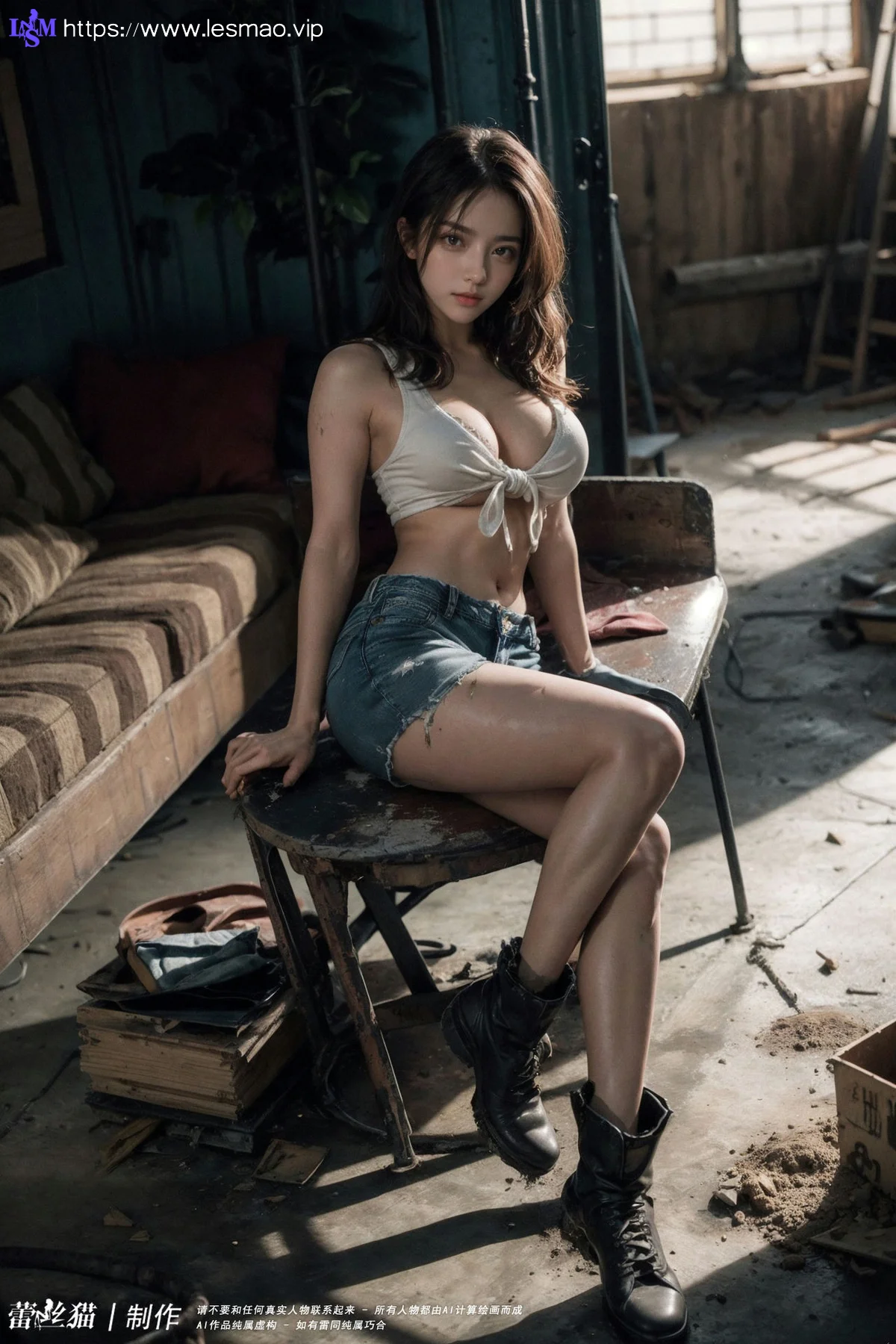 AIG  No.100 工地的长腿美女 - 65