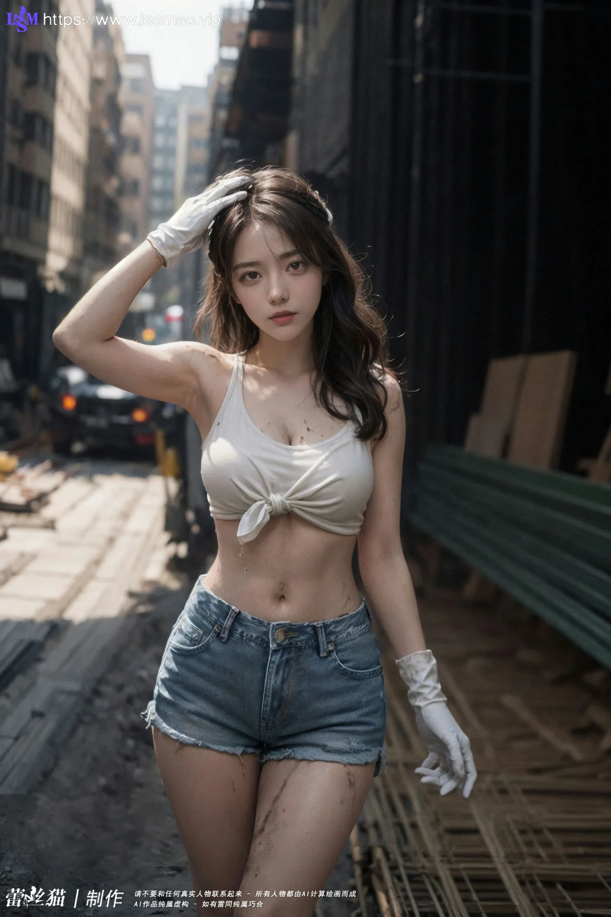 AIG  No.100 工地的长腿美女 - 85