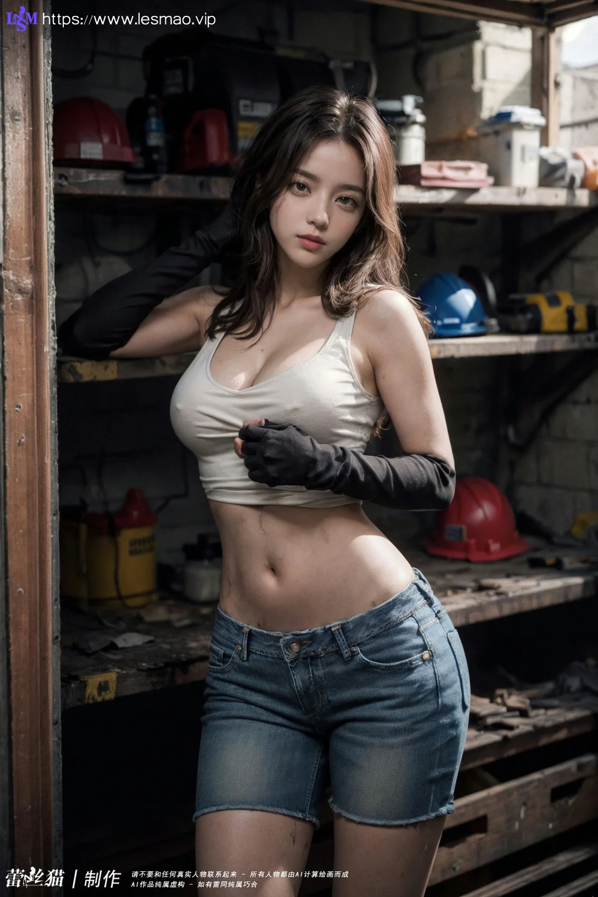 AIG  No.100 工地的长腿美女 - 119