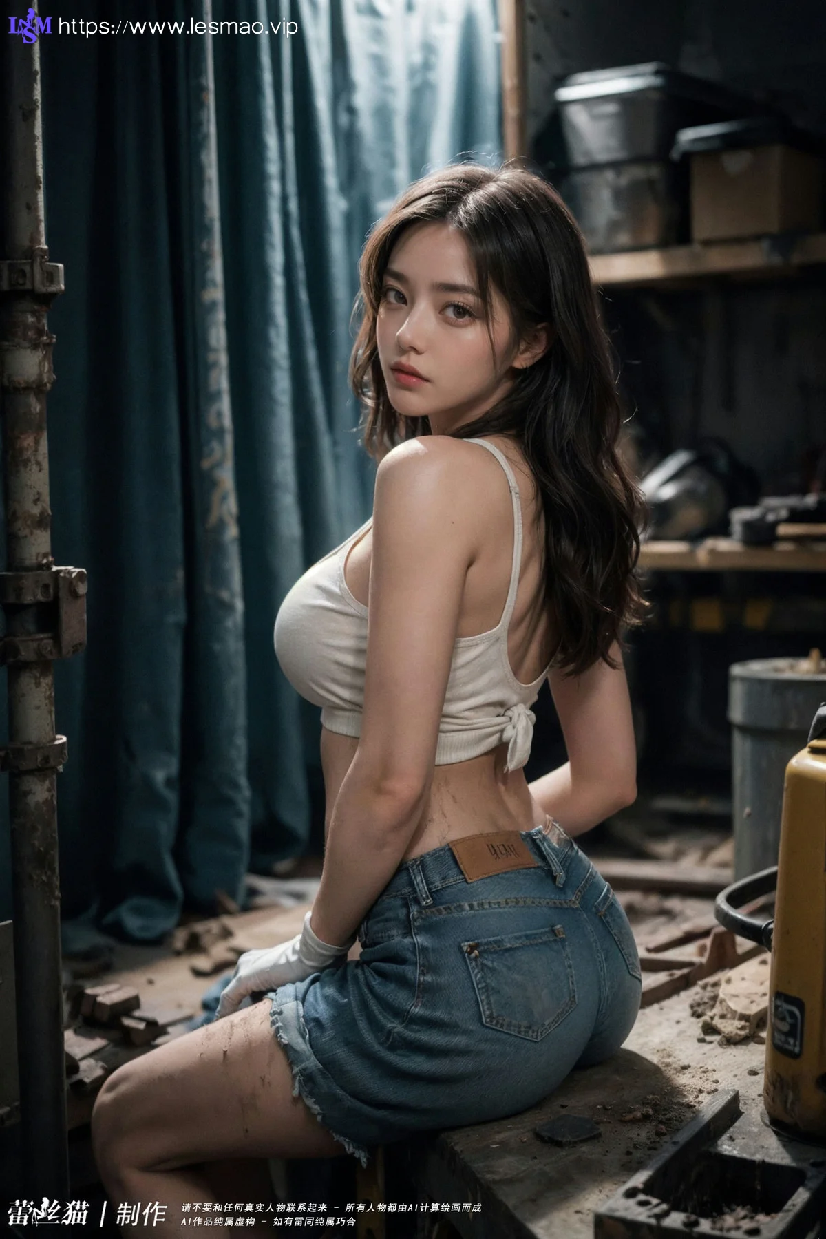 AIG  No.100 工地的长腿美女 - 122