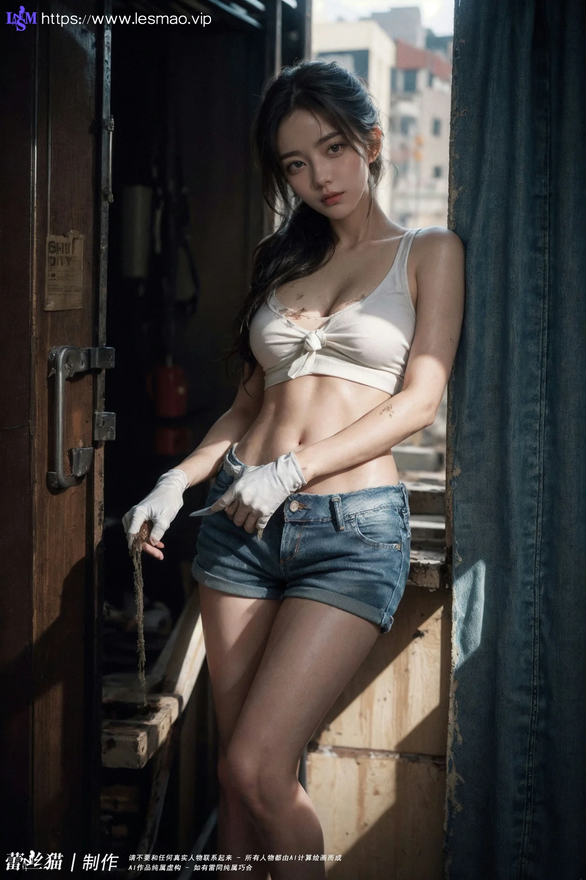 AIG  No.100 工地的长腿美女 - 124