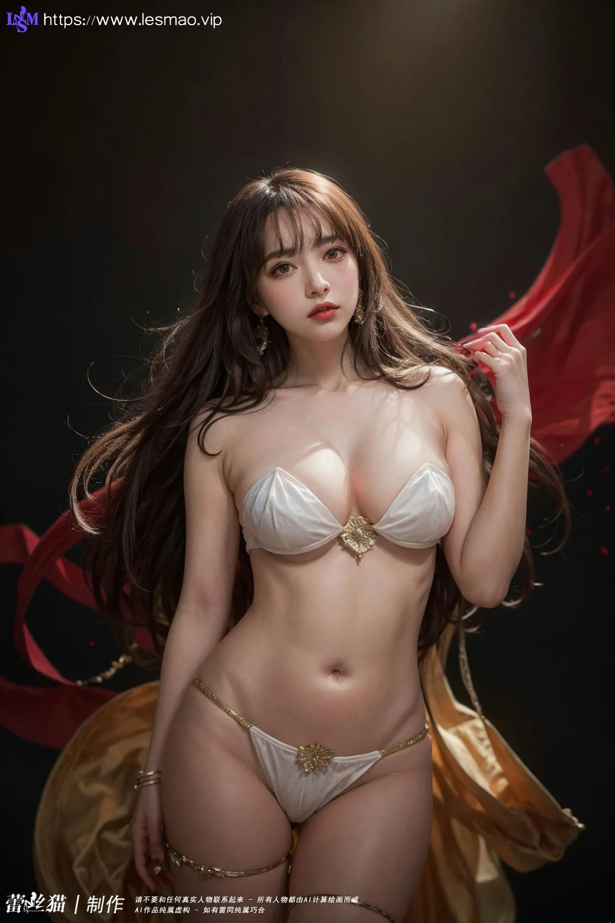 AIG  No.101 红丝礼裙丰满爆乳 - 102
