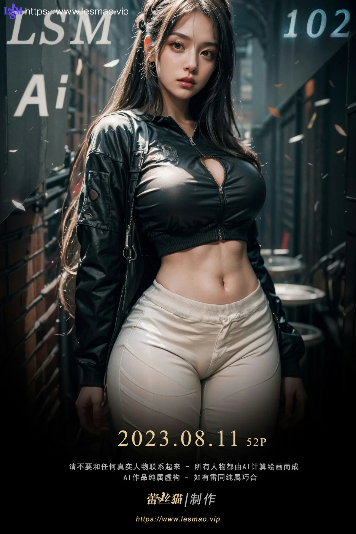 AIG  No.102 个性气质肥臀美女 - 1