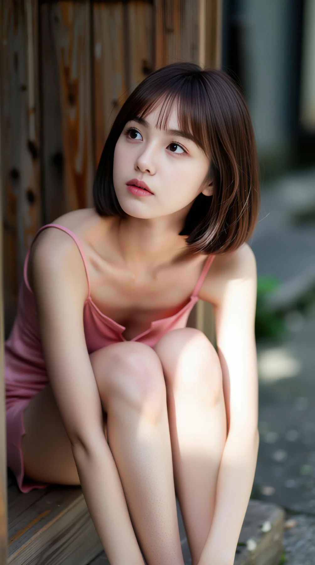 AIG  No.103 小乔不乔 短发活力少女粉嫩短裙 - 25