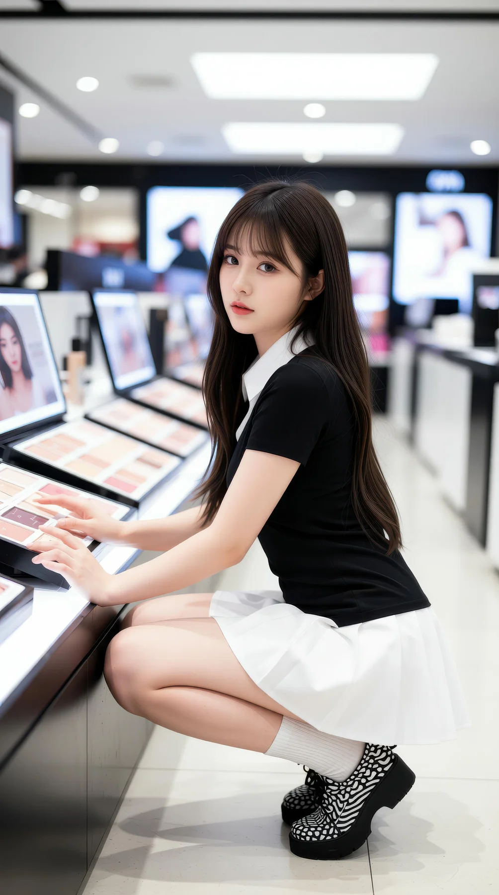 AIG  No.105 夏甜ava 商场少女写真 - 42