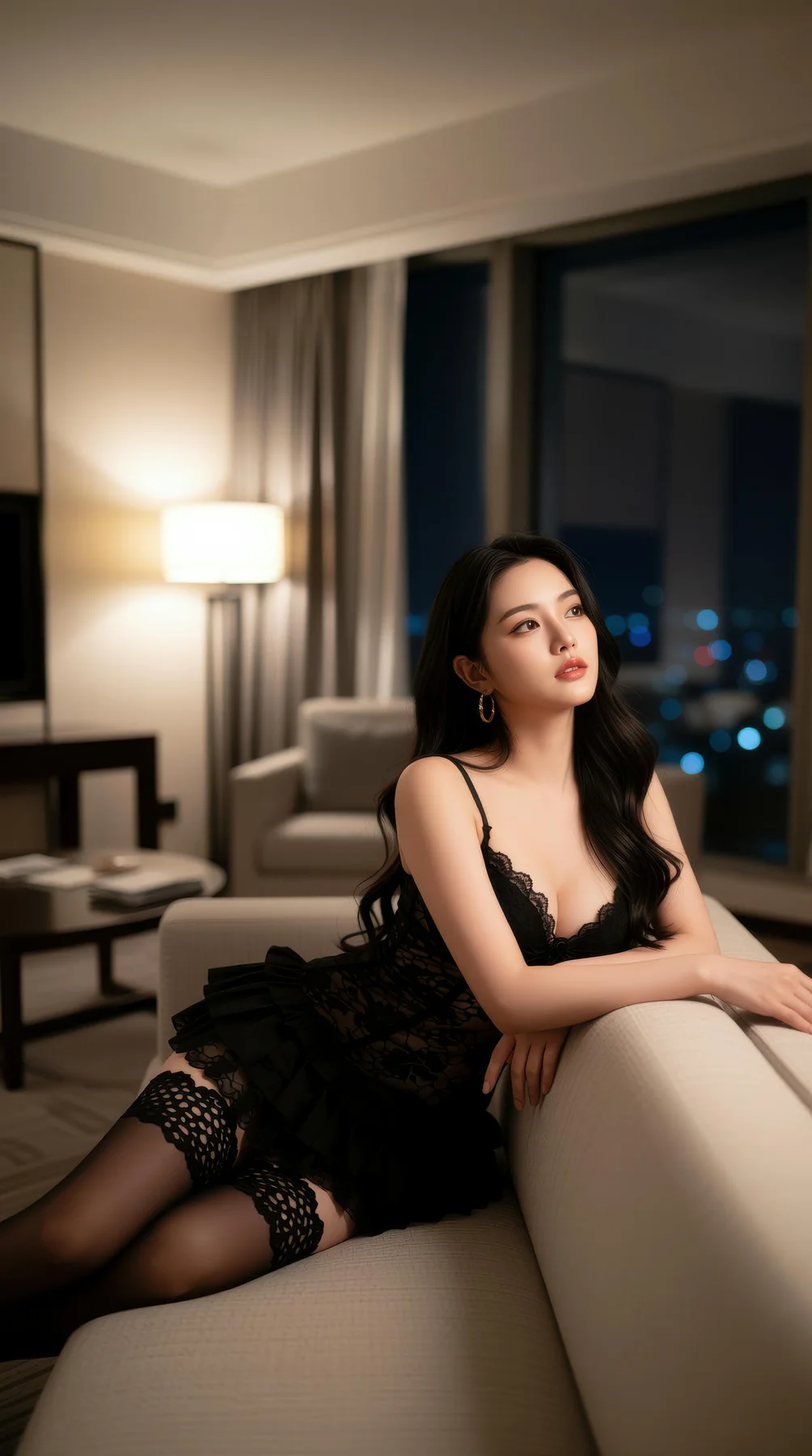 AIG  No.107 乐瑶 美女私房黑丝写真 - 1