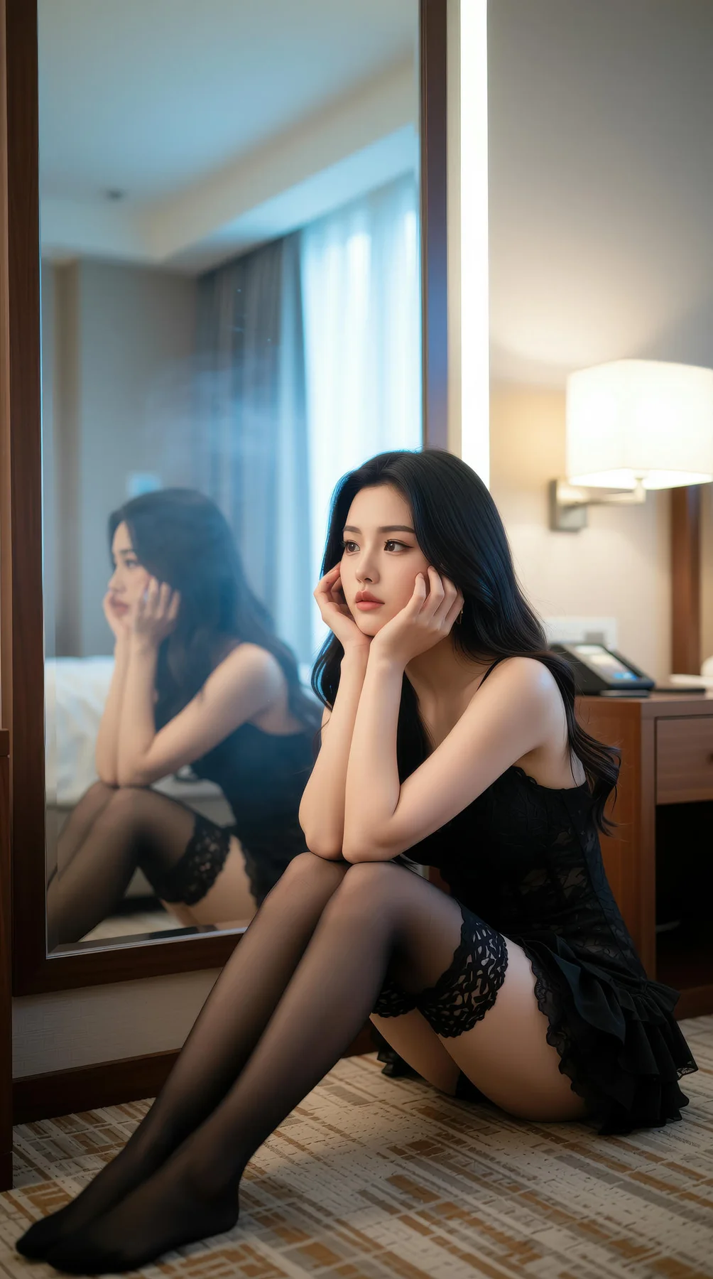 AIG  No.107 乐瑶 美女私房黑丝写真 - 43