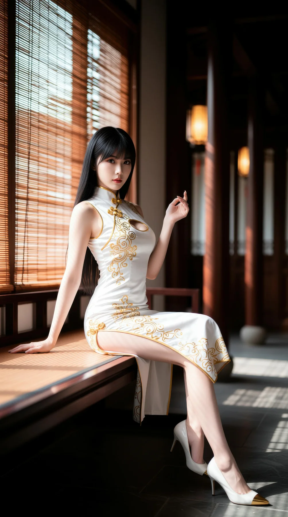 AIG  No.110 长发美女旗袍性感美腿 - 12