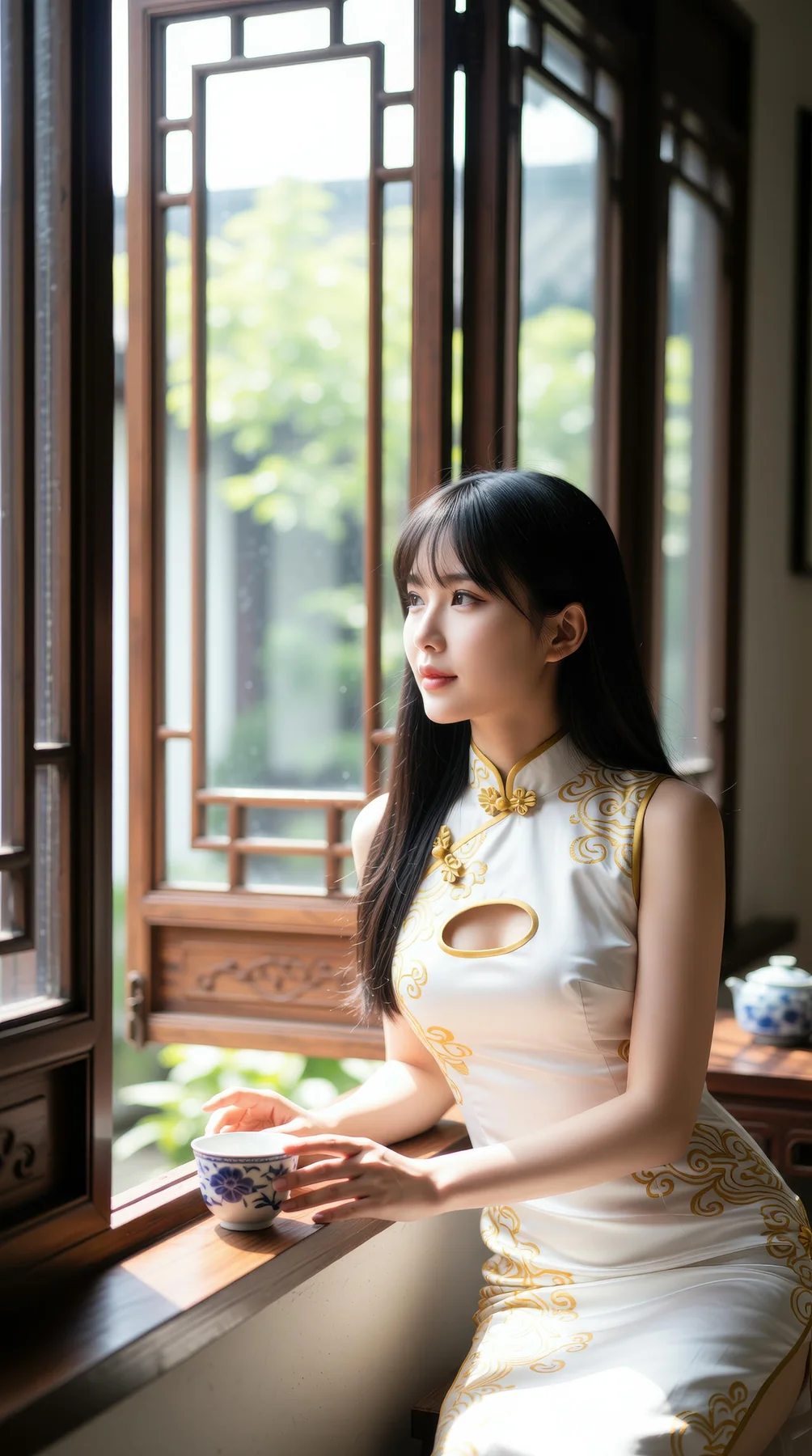 AIG  No.110 长发美女旗袍性感美腿 - 14